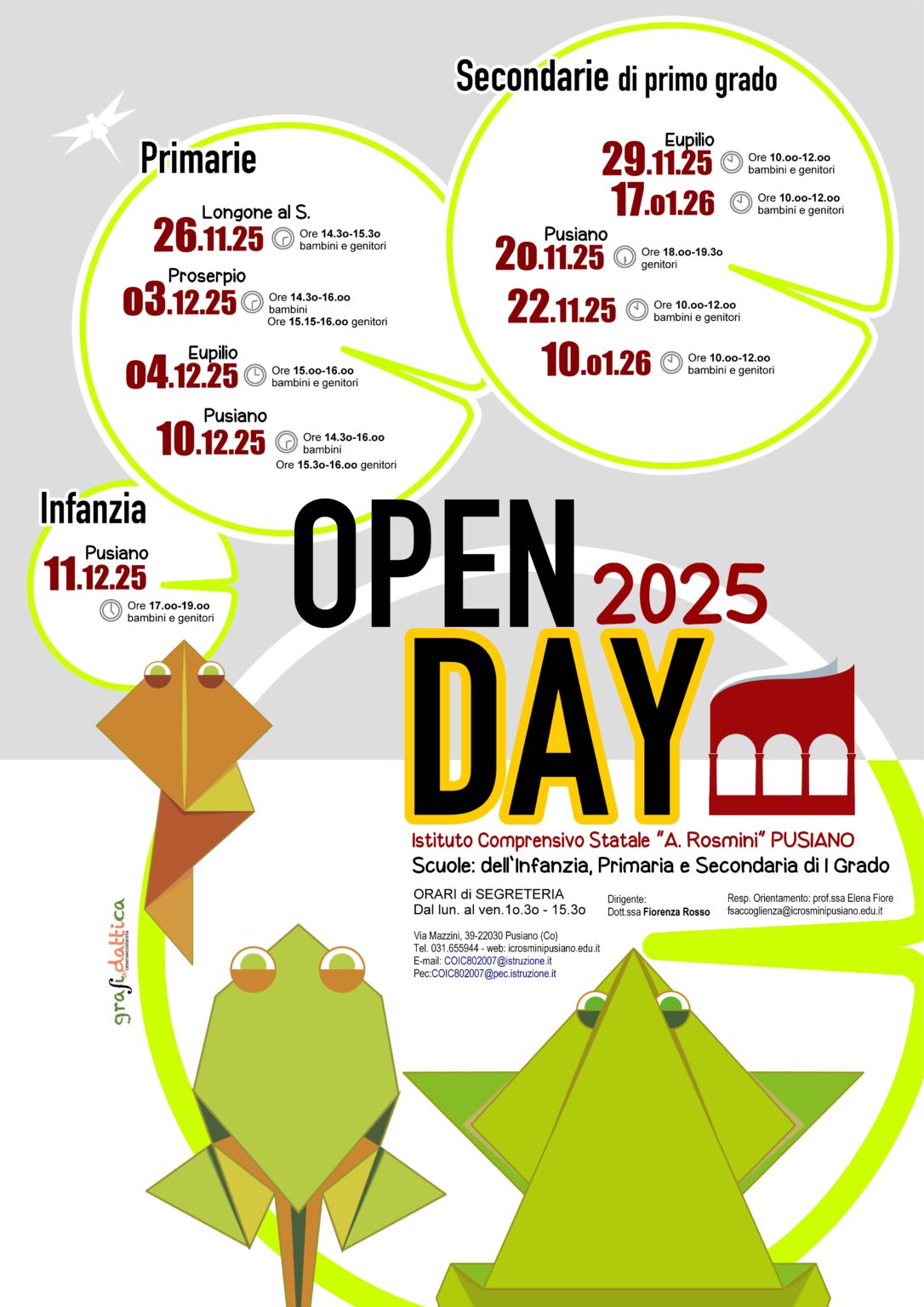Open day I.C. Rosmini 2025