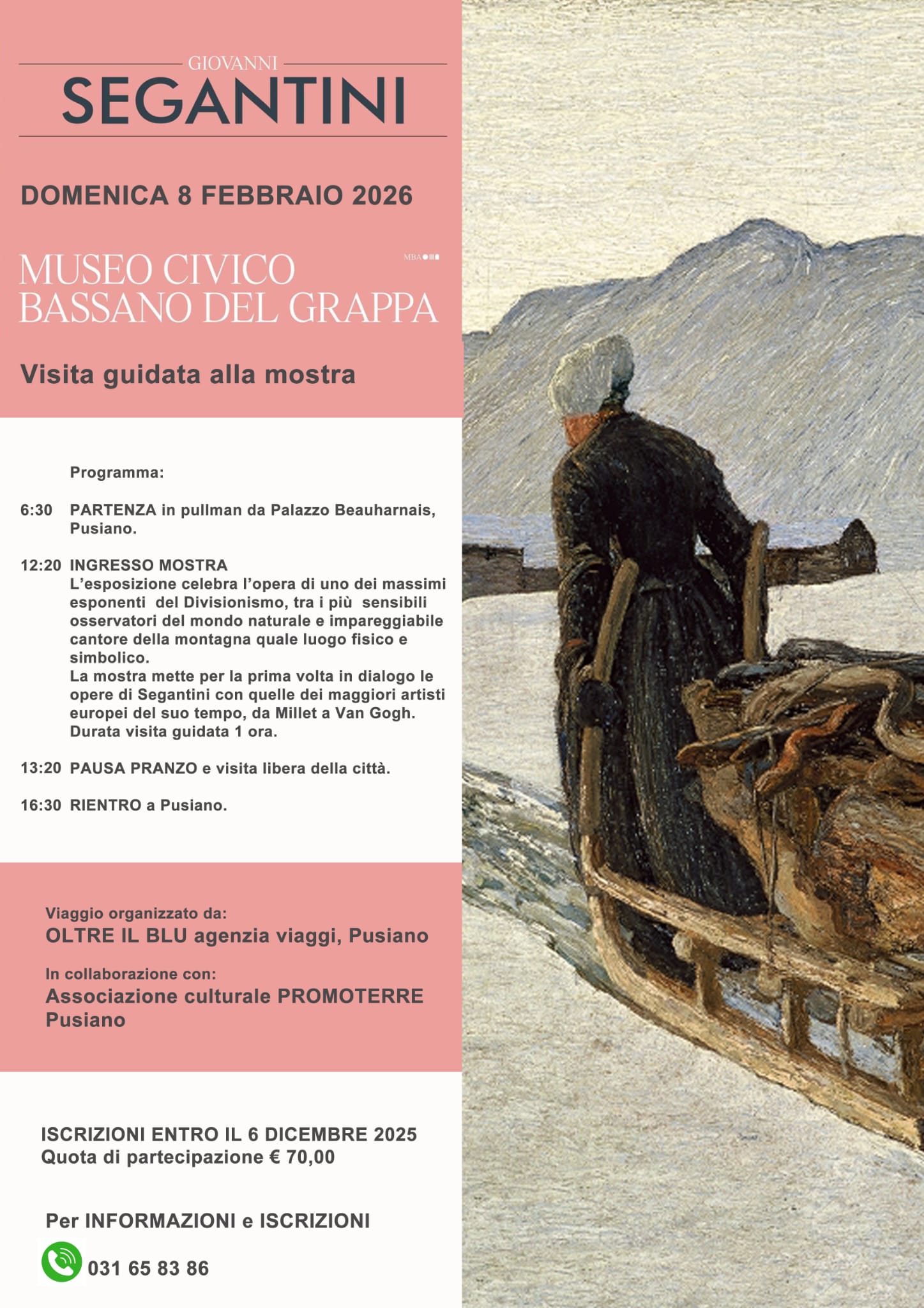 Visita guidata - Giovanni Segantini a Bassano del Grappa