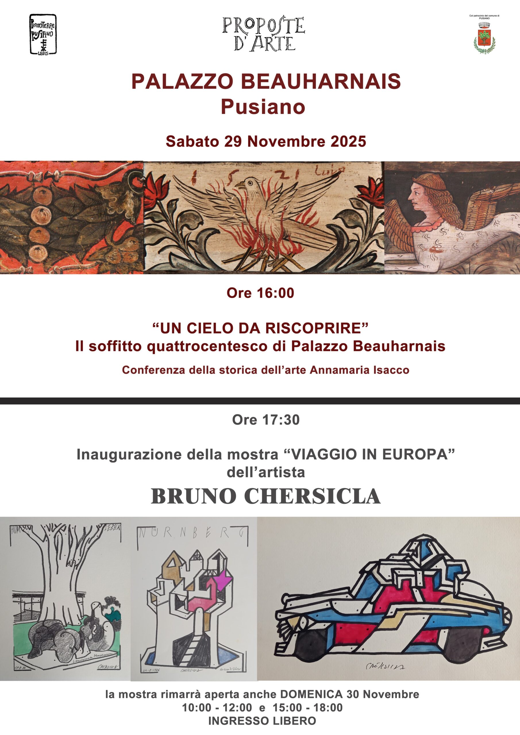 Proposte d'Arte - Palazzo Beauharnais 29-20.11.2025