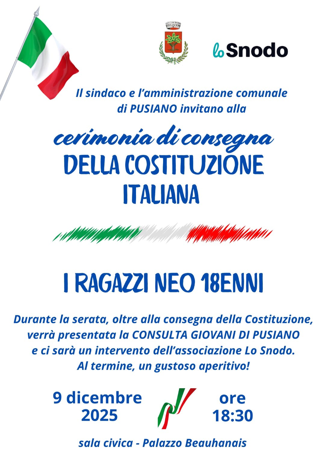 Consegna Costituzioni 2025