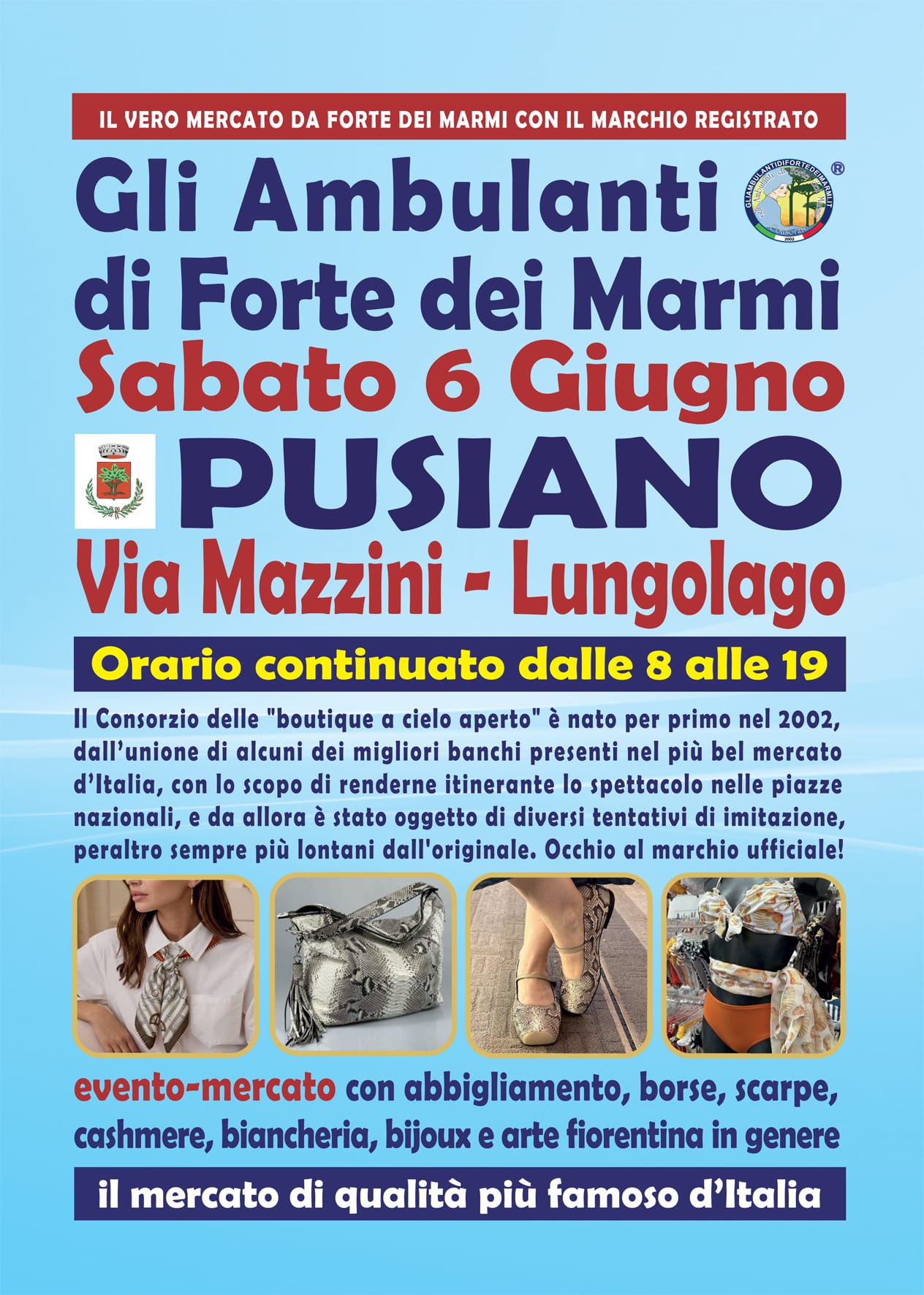 Gli Ambulanti di Forte dei Marmi® a PUSIANO