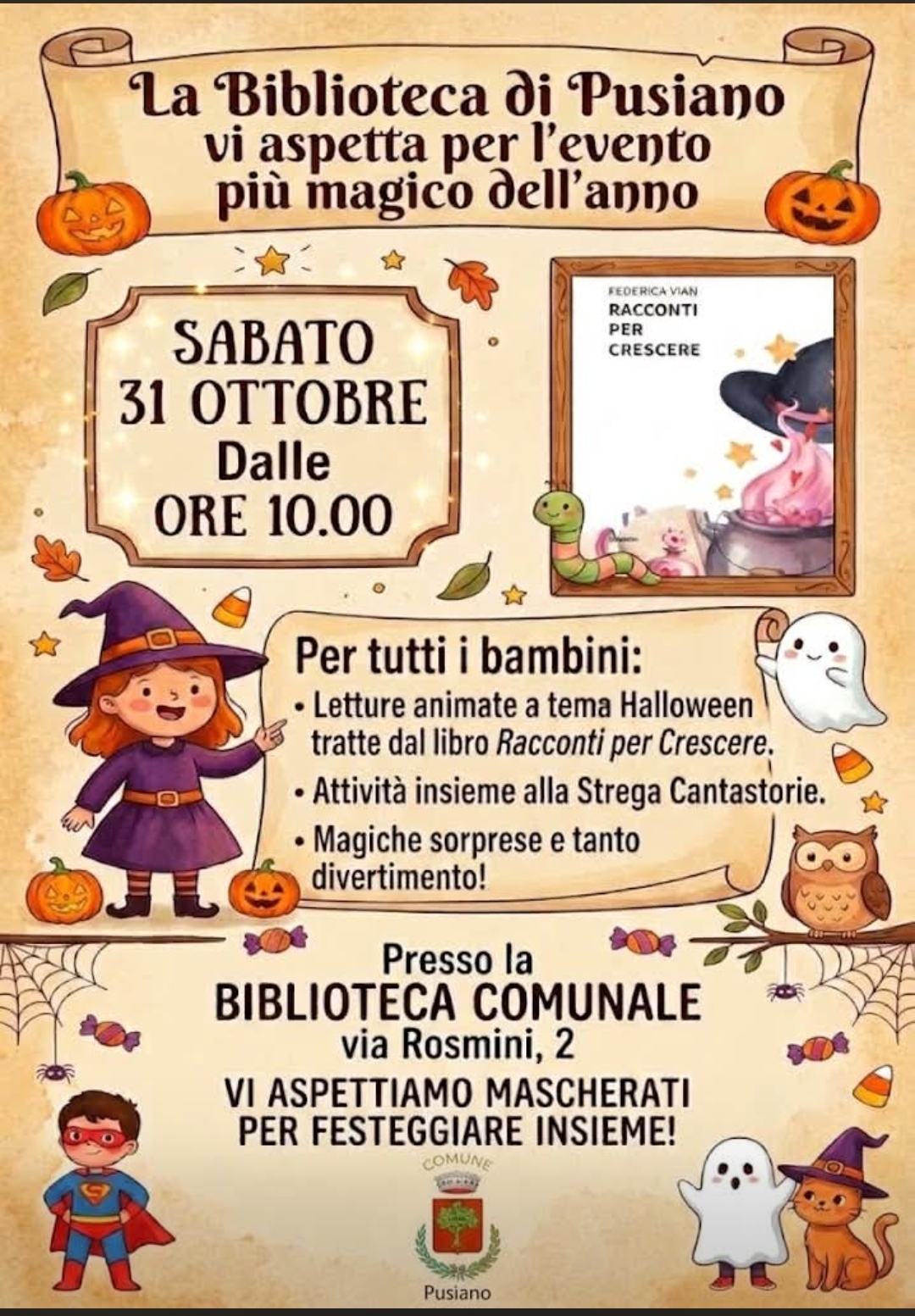Halloween 2026 in biblioteca